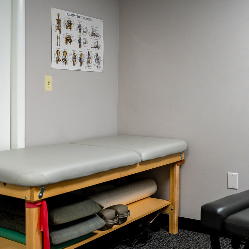 Table used for massage and chiropractic care at Boro Chiropractice Care.